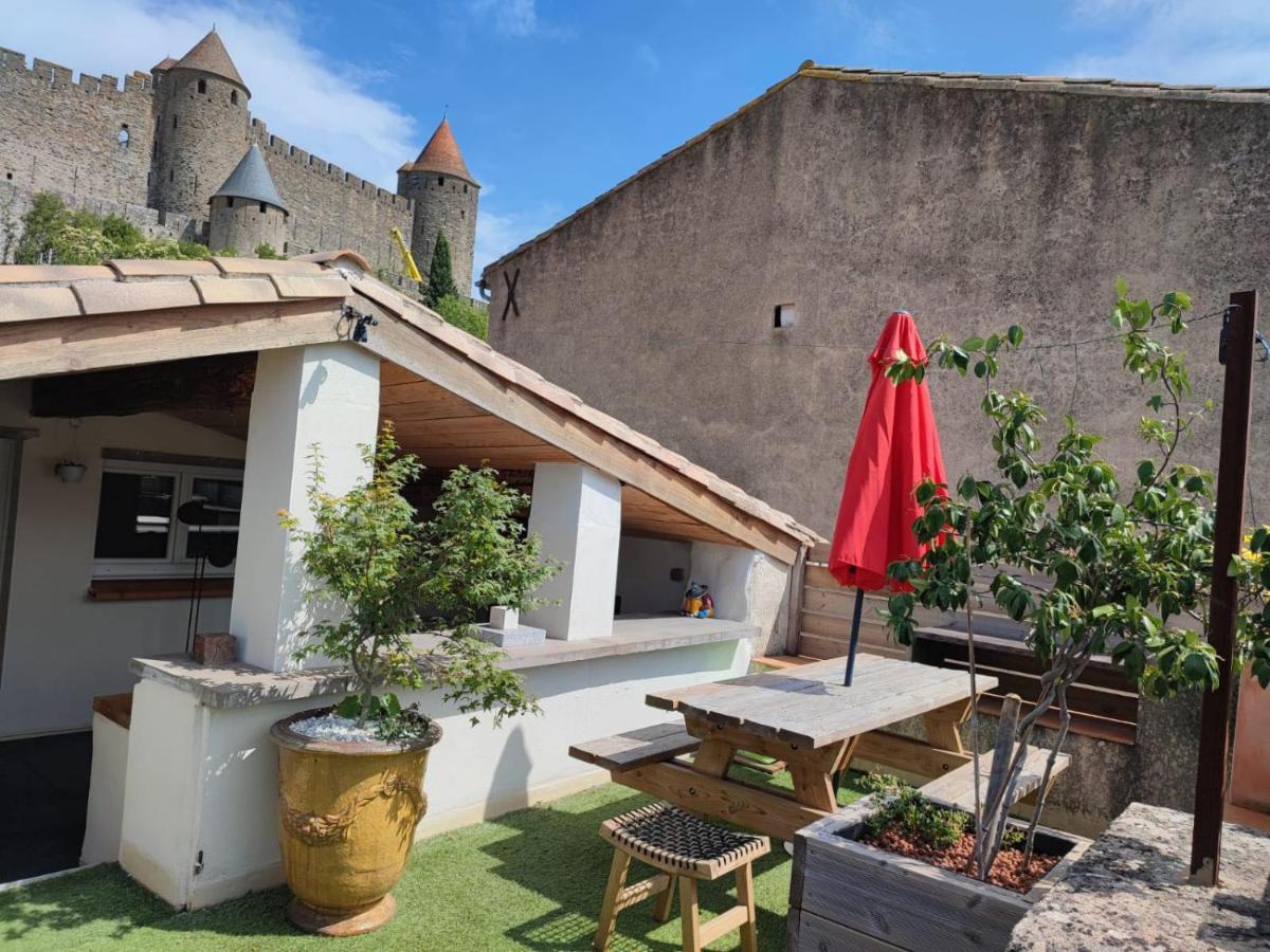 La Terrasse Du Temps Jadis Villa Carcassonne Exterior photo